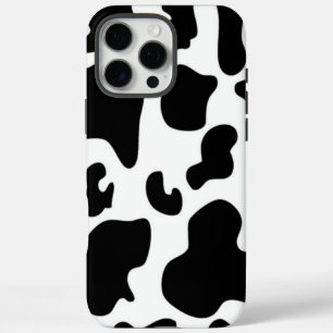 Funda iPhone 16 Pro Max Vaca negra y blanca