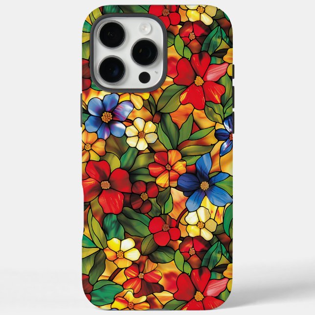 Funda iPhone 16 Pro Max Verano Floral Brillante  (Reverso)