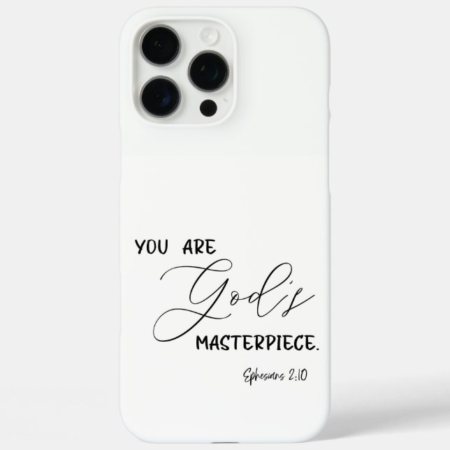 Funda iPhone 16 Pro Max Verso moderno de la Biblia  (Reverso )