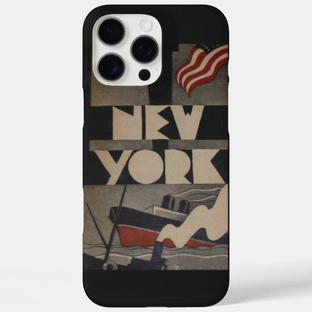 Funda iPhone 16 Pro Max Viaje de Nueva York (Reverso )