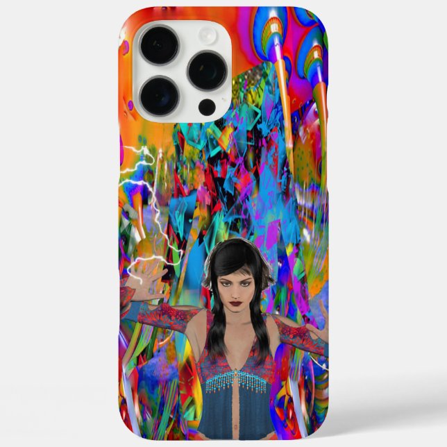Funda iPhone 16 Pro Max Viajero eléctrico (Reverso )
