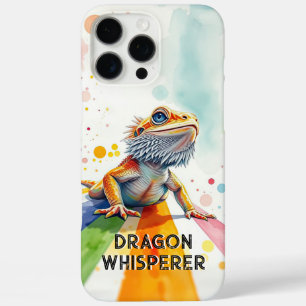 Funda iPhone 16 Pro Max Vibrante Beart Dragon Art Colorful Watercolor