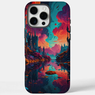 Funda iPhone 16 Pro Max Vibrante Paisaje de Sueño