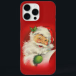 Funda iPhone 16 Pro Max Vintage Christmas Santa Claus<br><div class="desc">Vintage Navidad ilustracion Santa Claus. Por favor visite mi tienda para más productos con diseños de tarjetas de felicitación de alta calidad! --></div>