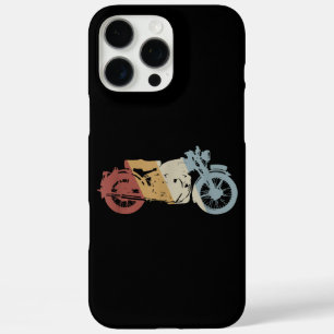 Funda iPhone 16 Pro Max Vintage estilo retro de motocicleta