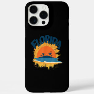 Funda iPhone 16 Pro Max Vintage Florida Retro Tee Design Sunshine Hombres