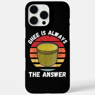 Funda iPhone 16 Pro Max Vintage Ghee Es Siempre La Respuesta Retro Food Lo