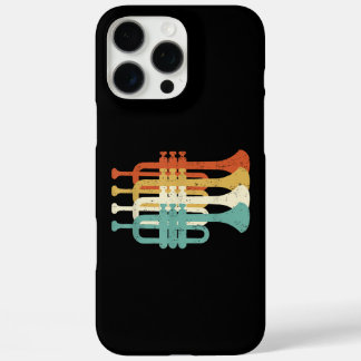Funda iPhone 16 Pro Max Vintage Marching Band Trumpet Player Retro Design 