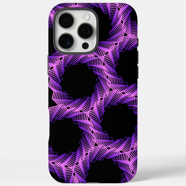 Funda iPhone 16 Pro Max Violet Gridlock (Reverso)