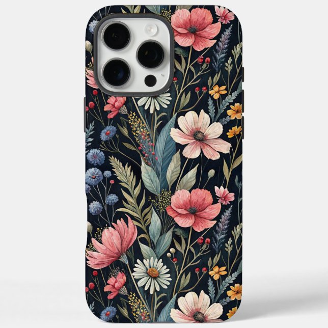 Funda iPhone 16 Pro Max Wildflowers Botanical Inspiration  (Reverso)