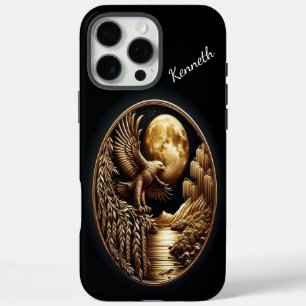 Funda iPhone 16 Pro Max Willow y el águila dorada de la noche