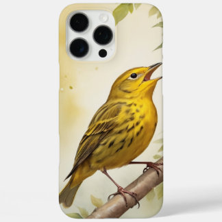 Funda iPhone 16 Pro Max yellow bird