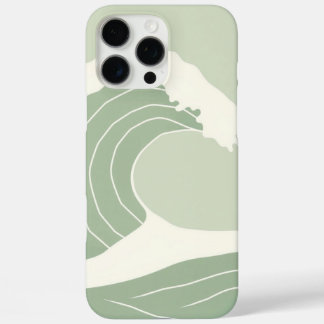 Funda iPhone 16 Pro Max Zen Seigaiha Waves | Japanese Symbol of Luck