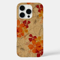 Midnight Garden Hawaii Faux Wood Red