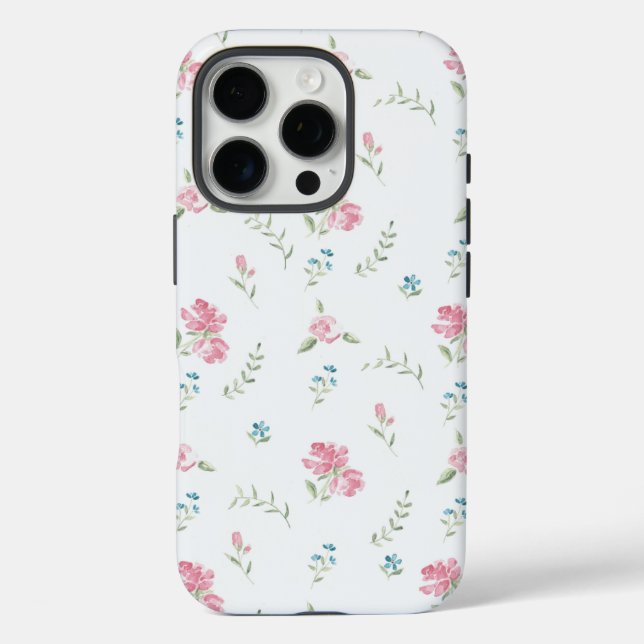 Funda iPhone 16 Pro Minimal Custom Floral Photo (Reverso )