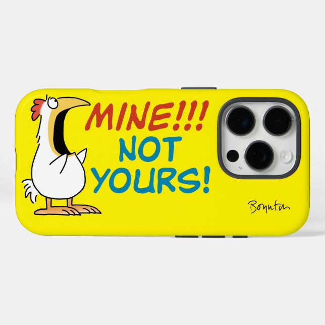 FUNDA iPhone 16 PRO ¡MÍO! ¡NO TUYO! (Reverso (Horizontal))