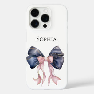 Funda iPhone 16 Pro Moda Blue Pink Girly