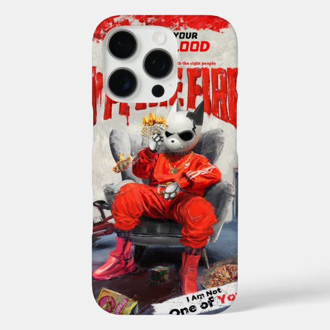 Funda iPhone 16 Pro Moda callejera para teléfono (Reverso )