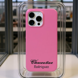 Funda iPhone 16 Pro Modelos Personalizados Su Nombre 11-15 Para