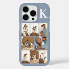 Funda iPhone 16 Pro Moderno 8 Azul Polvoriento Azul Claro