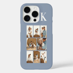 Funda iPhone 16 Pro Moderno 8 Azul Polvoriento Azul Claro