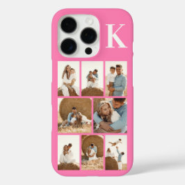 Funda iPhone 16 Pro Moderno 8 Foto Rosa