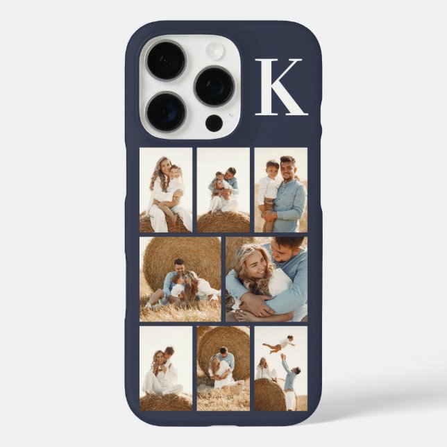 Funda iPhone 16 Pro Moderno Gris 8 Fotos (Reverso )