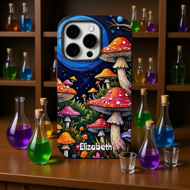 Funda iPhone 16 Pro Moonlit Mushroom Grove (Subido por el creador)