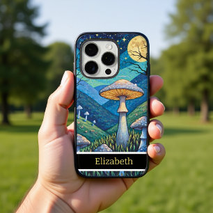 Funda iPhone 16 Pro Moonlit Valley Mushroom