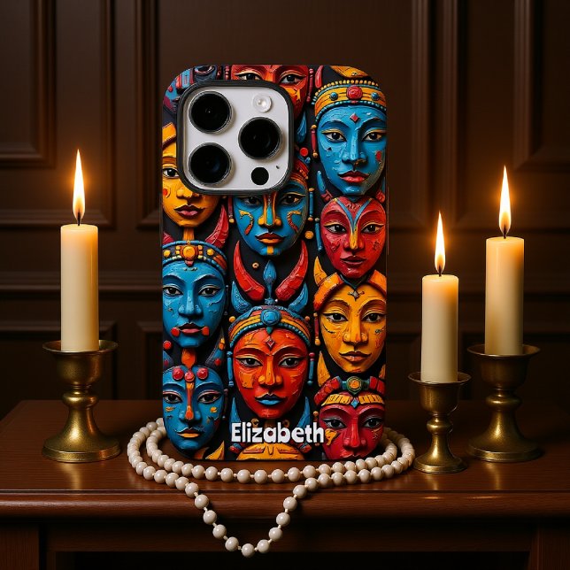 Funda iPhone 16 Pro Mosaico de las expresiones (Subido por el creador)