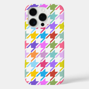 Funda iPhone 16 Pro Multicolor inalámbrico + Gran patrón blanco