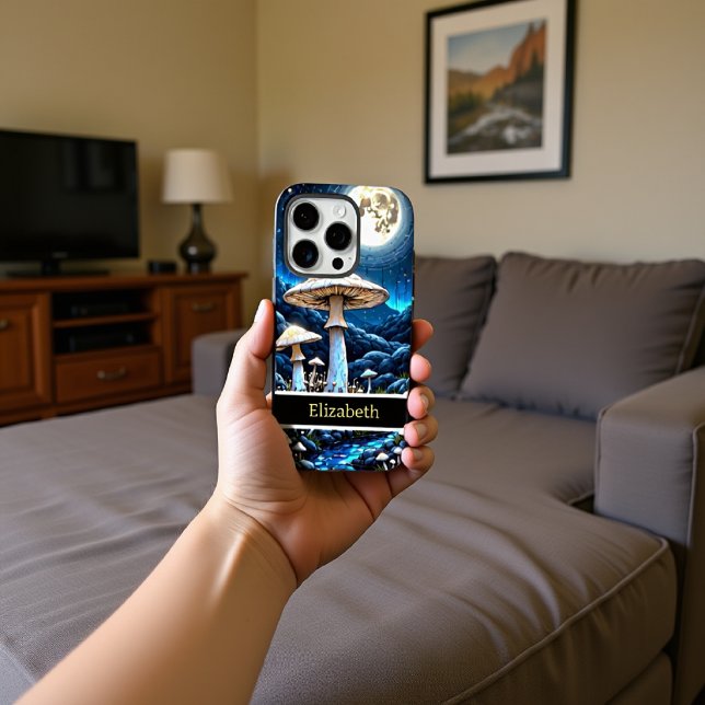 Funda iPhone 16 Pro Mushroom Mystical Forest (Subido por el creador)