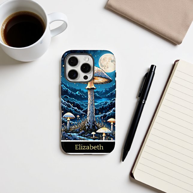 Funda iPhone 16 Pro Mysroom Moonlit Forest Night (Subido por el creador)