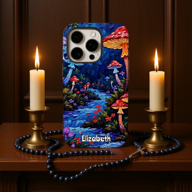 Funda iPhone 16 Pro Mystical Mushroom Creek (Subido por el creador)