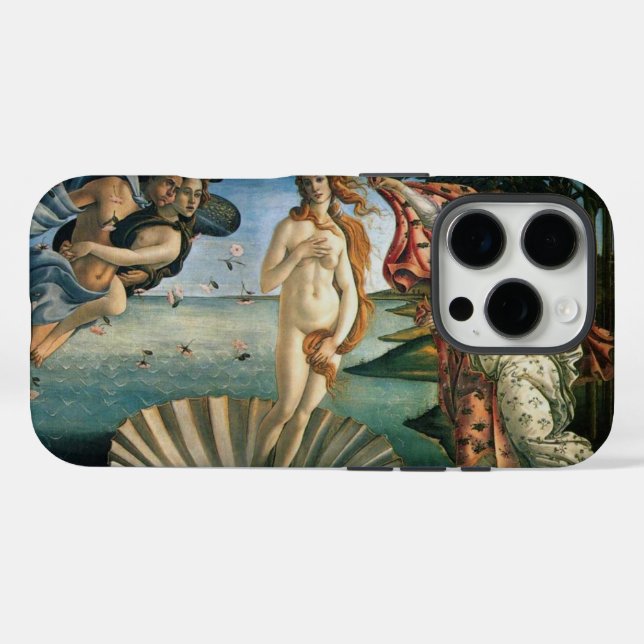 Funda iPhone 16 Pro Nacimiento de Botticelli de Venus (Reverso (Horizontal))