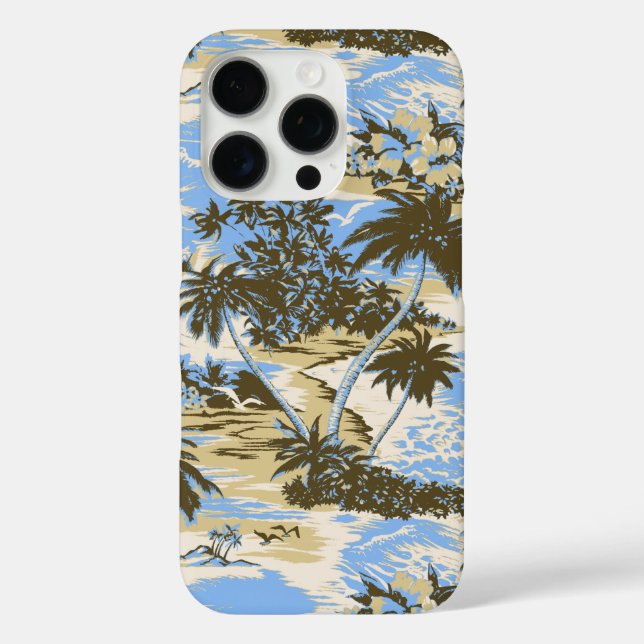 Funda iPhone 16 Pro Napili Bay Hawaii cielo tropical azul (Reverso )