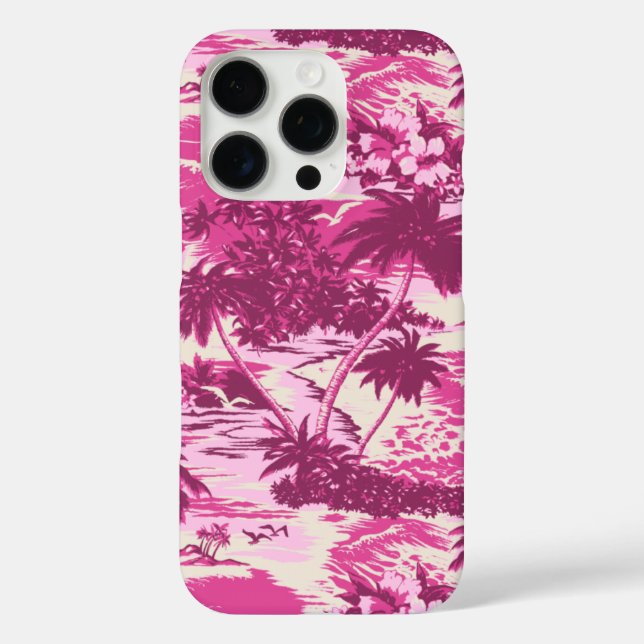 Funda iPhone 16 Pro Napili Bay Hawaii Rosa Tropical (Reverso )