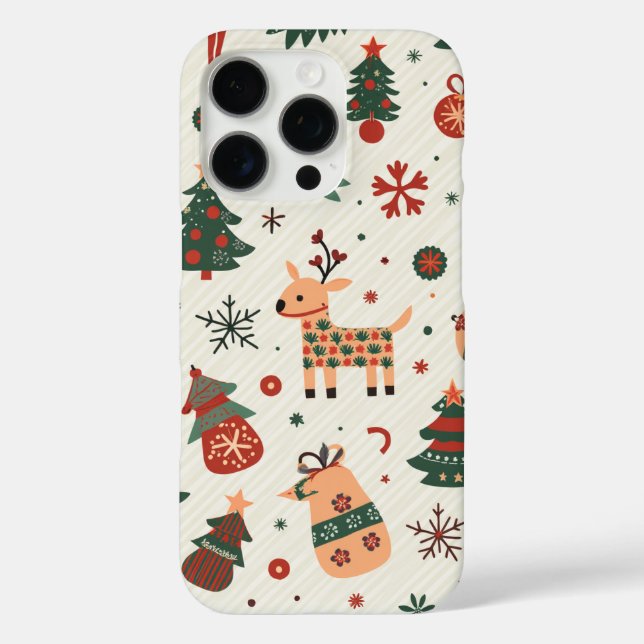 Funda iPhone 16 Pro Navidades (Reverso )