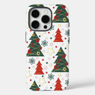 Funda iPhone 16 Pro Navidades Gold Twinkle Starry Pines