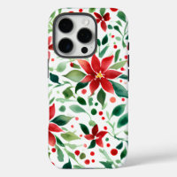 Navidades rojos/verdes Flores para iPhone / iPad e