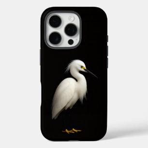 Funda iPhone 16 Pro Negro 4 Luxe iPhone 16 Pro, Garceta Grande