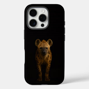 Funda iPhone 16 Pro Negro 4 Luxe iPhone 16 Pro, Hiena Manchada Salvaje