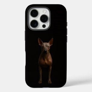 Funda iPhone 16 Pro Negro 4 Luxe iPhone 16 Pro, Perro Pila Argentino