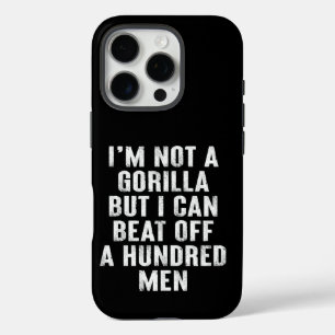 Funda iPhone 16 Pro No soy un gorila pero puedo derrotar a cien hombre
