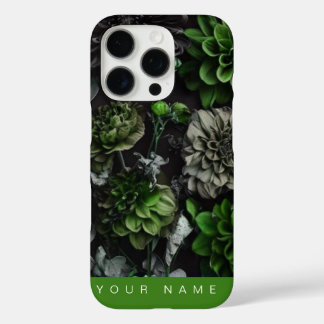 Funda iPhone 16 Pro Noir Garden Green
