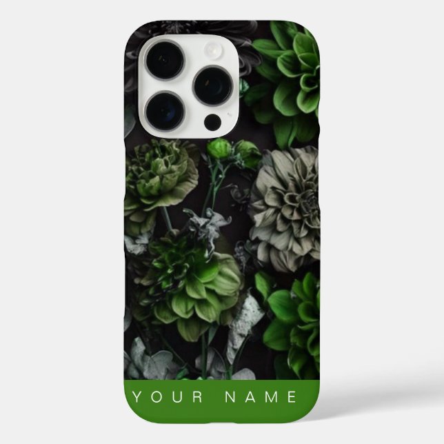 Funda iPhone 16 Pro Noir Garden Green (Reverso )