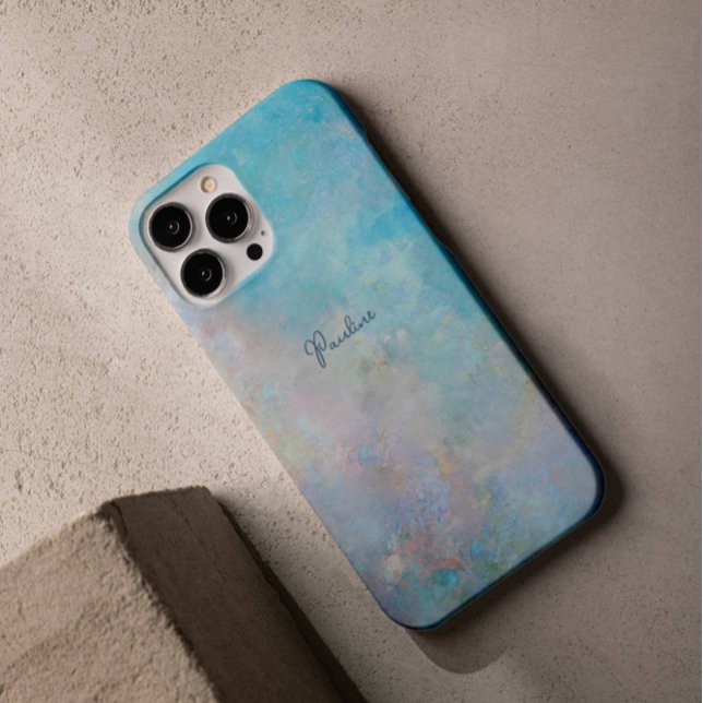 Funda iPhone 16 Pro Nombre personalizado de la pintura de aceite de ci (Subido por el creador)