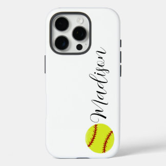 Funda iPhone 16 Pro Nombre personalizado del baloncesto de software