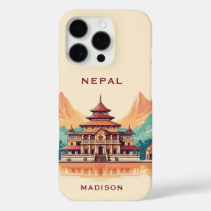 Funda iPhone 16 Pro Nombre y texto personalizados Nepal