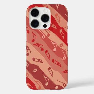 Funda iPhone 16 Pro Nota de música Strips Reds